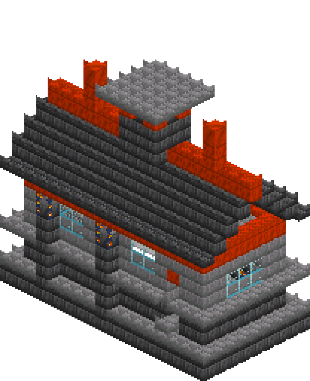 Super Smelter Array — isometric preview