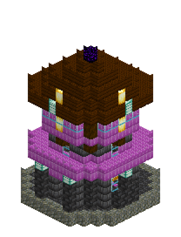 Wizard Tower — isometric preview