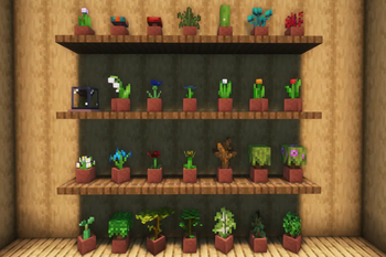 Vervada's enhanced plants resource pack preview