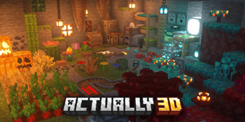 Actually 3D Blocks & Items! resource pack preview