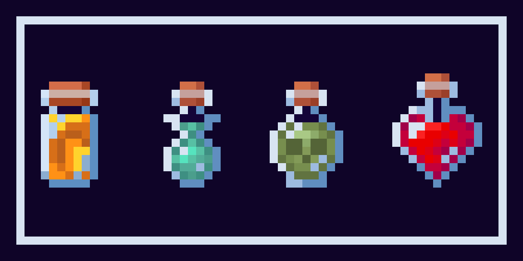 Almost Vanilla Potions preview