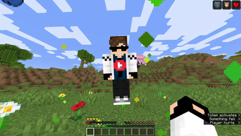 Custom Totem 3D resource pack preview
