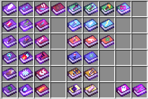 Mars's Enchanted Book Textures resource pack preview