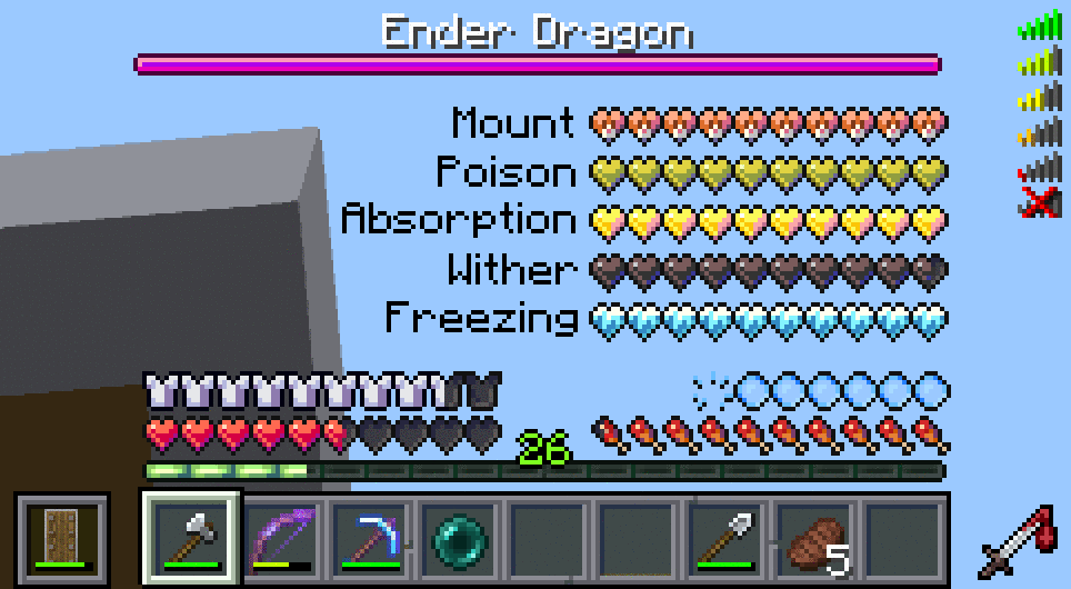 GUI Retextures resource pack preview