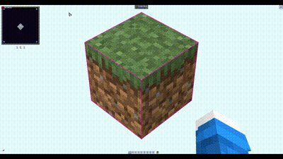 Rainbow Block Selection Outline resource pack preview