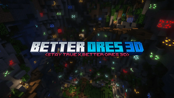 Stay True x Better Ores 3D resource pack preview