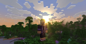 Sunbathing Godrays resource pack preview