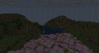 Ascii-Craft in-game preview