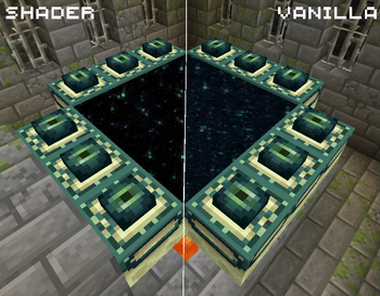 Better End Portal Shader in-game preview