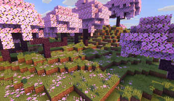 Blocky Shader in-game preview
