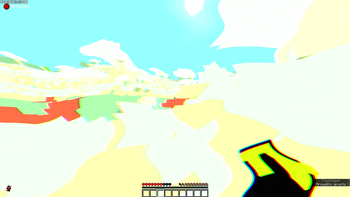 Cursed Shader pack in-game preview