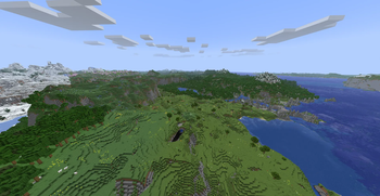 TAA-Distant Horizons port in-game preview